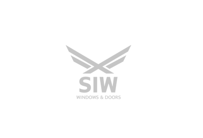 logo for SIW windows and doors in grey