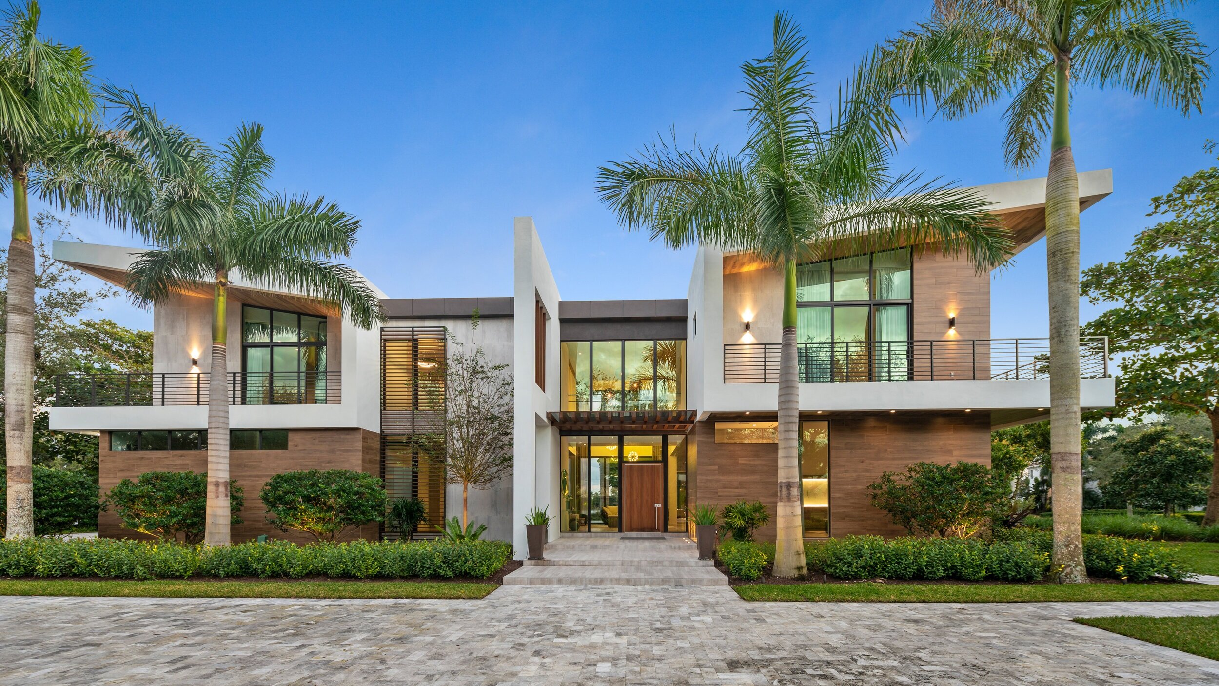 south florida modern house with Reliable impact windows