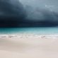storm approaching South Florida beach during 2024 hurricane season